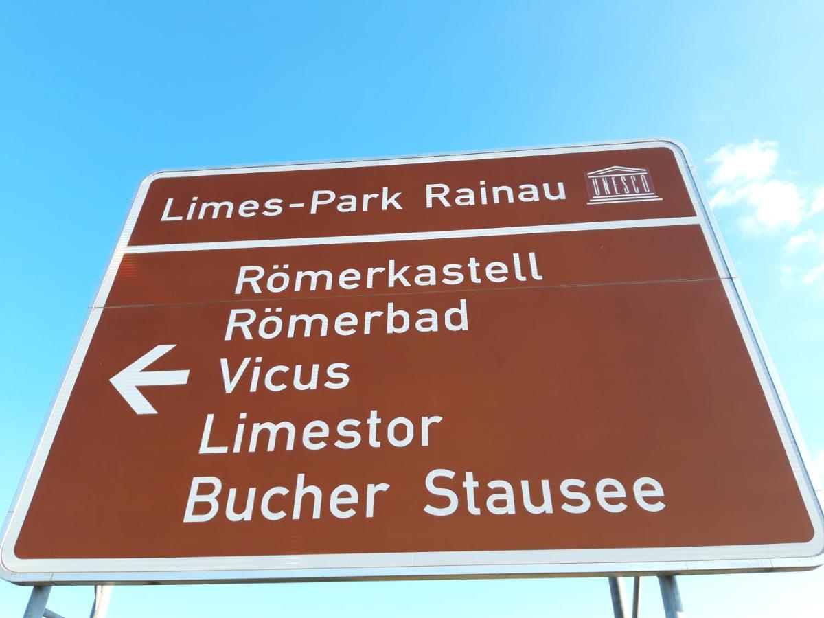 Limes Apartment -Uebernachten Am Limes- Rainau المظهر الخارجي الصورة
